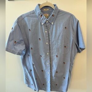 J Crew short sleeve oxford